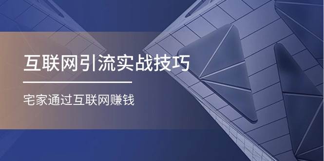 互联网引流实操技巧(适合微商，吸引宝妈)，宅家通过互联网赚钱（17节）极优客-网创项目资源站-副业项目-创业项目-搞钱项目极优客网创