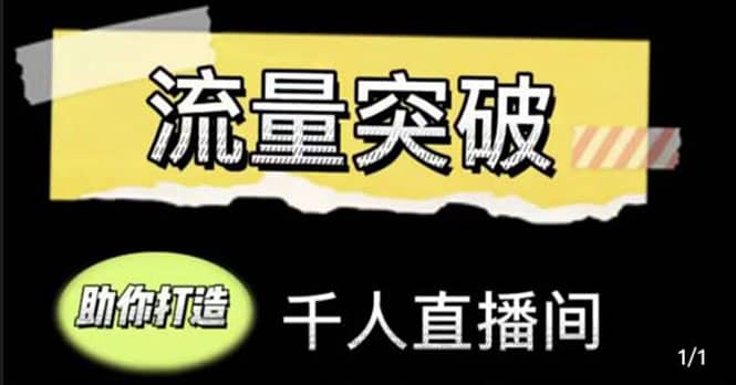 直播运营实战视频课，助你打造千人直播间（14节视频课）极优客-网创项目资源站-副业项目-创业项目-搞钱项目极优客网创