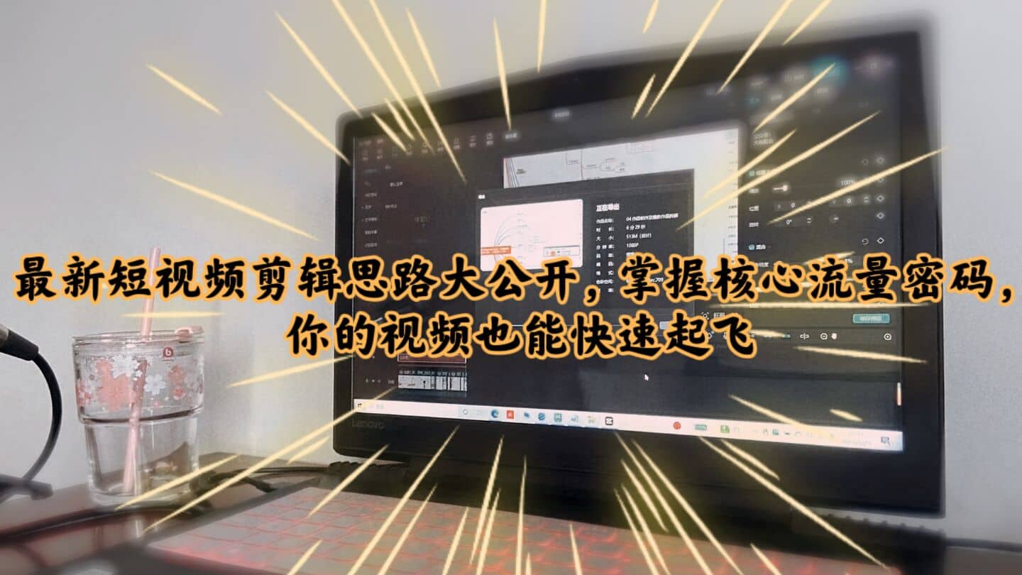 最新短视频剪辑思路大公开，掌握核心流量密码，你的视频也能快速起飞极优客-网创项目资源站-副业项目-创业项目-搞钱项目极优客网创