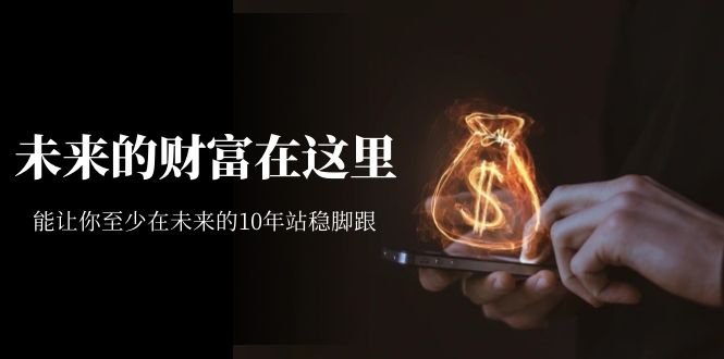 某收费文章《未来的财富在这里》能让你至少在未来的10年站稳脚跟极优客-网创项目资源站-副业项目-创业项目-搞钱项目极优客网创