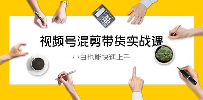 视频号-混剪带货实战课，小白也能快速上手（10节课）极优客-网创项目资源站-副业项目-创业项目-搞钱项目极优客网创