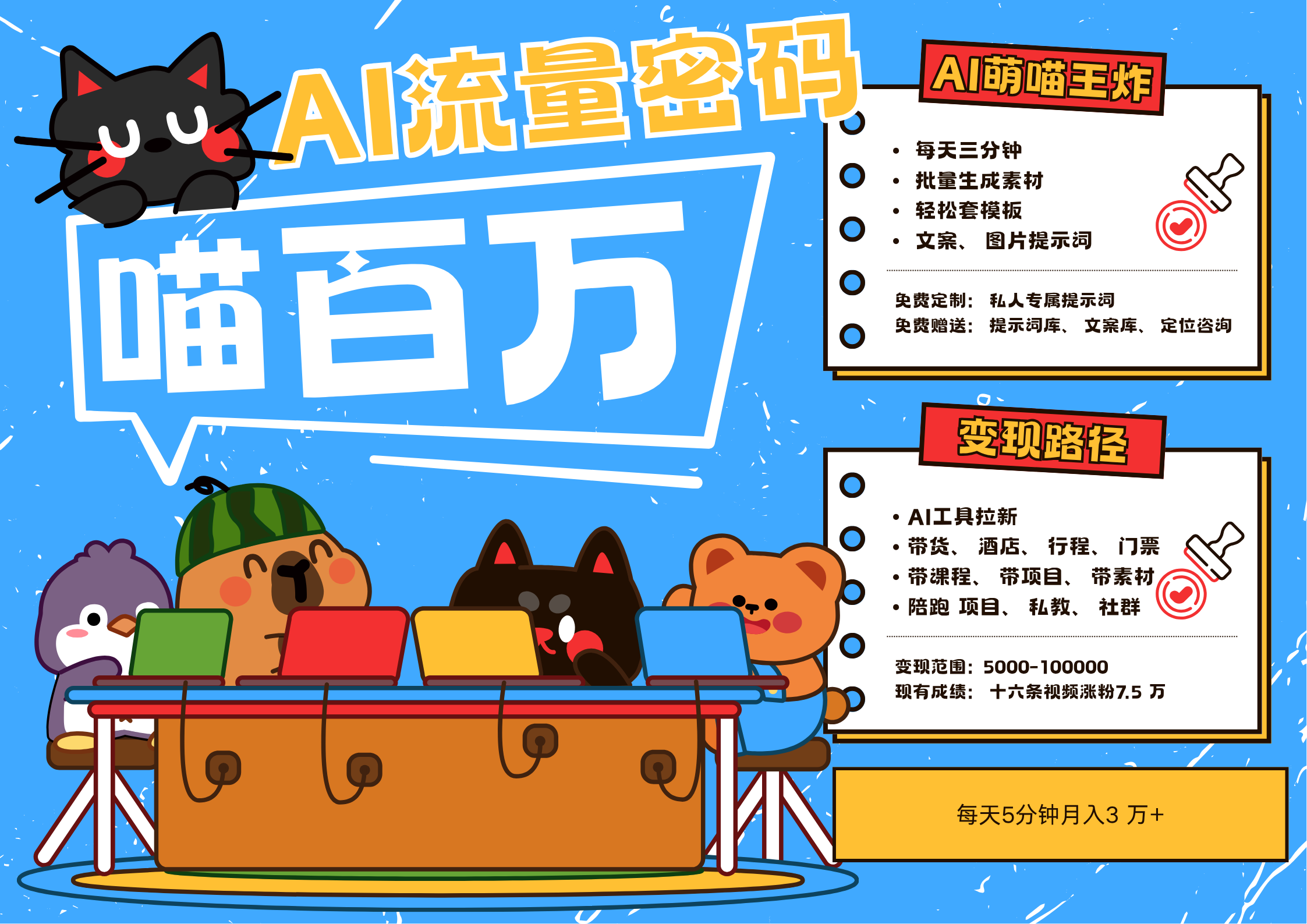 AI+宠物+旅行2025最火流量密码 轻松用AI宠物做文旅账号 可带货，带酒店，可以带行程，旅行社 小白三分钟学会 N种变现渠道 月入五位数  管道收益极优客-网创项目资源站-副业项目-创业项目-搞钱项目极优客网创